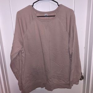 Oversized pink crew!